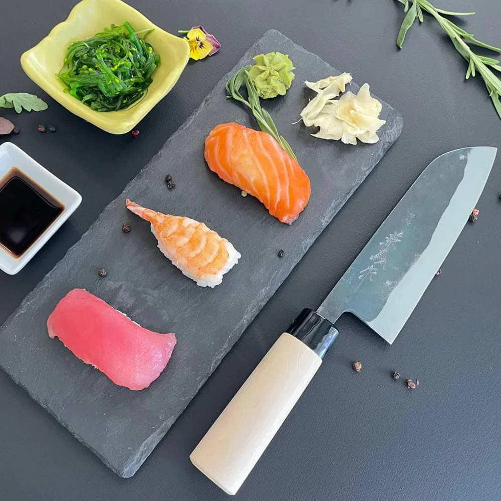 Нож Сантоку 165 мм дамасская сталь, серия KANEYOSHI Yaxell 30568 - Фото 2 Нож Сантоку 165 мм дамасская сталь, серия KANEYOSHI Yaxell 30568