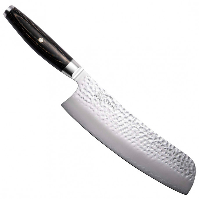 Нож японский Konata 215 мм дамасская сталь, серия Ketu Yaxell 34929 - Фото 1 Нож японский Konata 215 мм дамасская сталь, серия Ketu Yaxell 34929