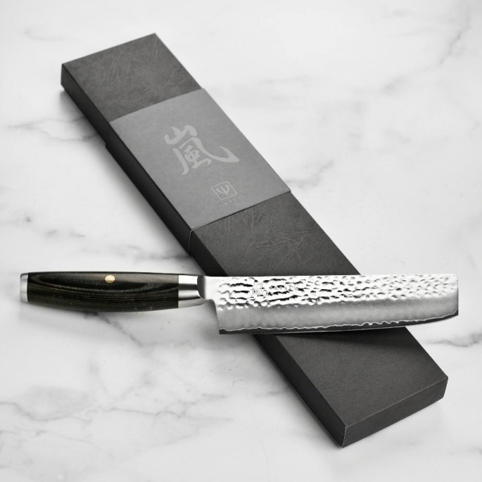 Ніж японський Nakiri 165 мм, серія KETU Yaxell 34944 - Фото 4 Ніж японський Nakiri 165 мм, серія KETU Yaxell 34944