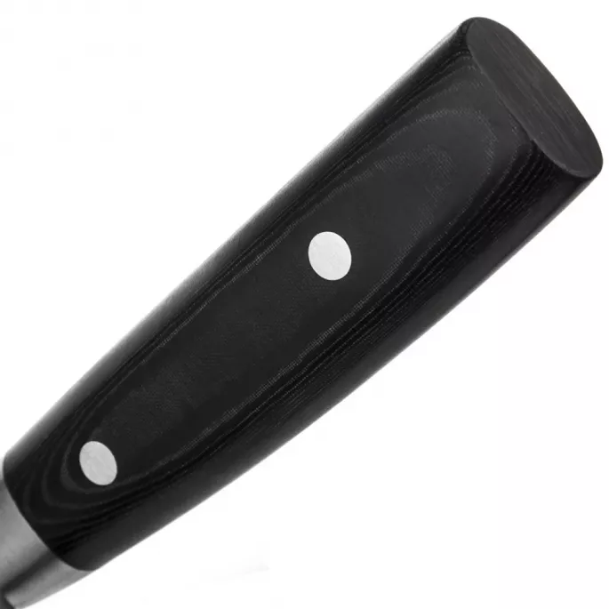 Нож Сантоку 165 мм дамасская сталь, серия ZEN Yaxell 35501 - Фото 4 Нож Сантоку 165 мм дамасская сталь, серия ZEN Yaxell 35501