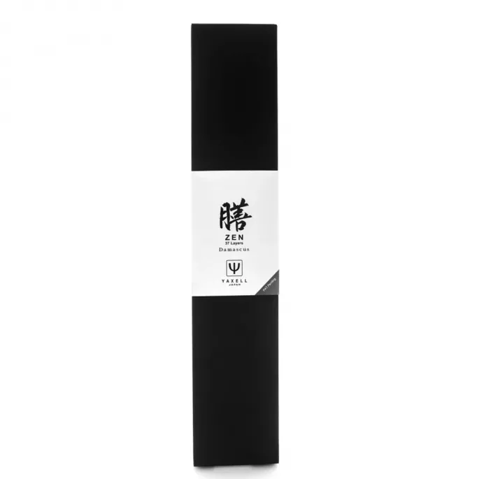 Нож Сантоку 165 мм дамасская сталь, серия ZEN Yaxell 35501 - Фото 6 Нож Сантоку 165 мм дамасская сталь, серия ZEN Yaxell 35501