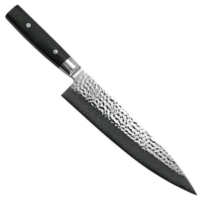 Кухарський шеф-ніж 255 мм дамаська сталь, серія ZEN Yaxell 35510ВП - Фото 1 Кухарський шеф-ніж 255 мм дамаська сталь, серія ZEN Yaxell 35510ВП