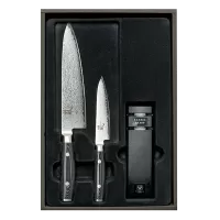 Набор ножей из 3-х предметов, дамасская сталь, серия RAN Yaxell 36000-003