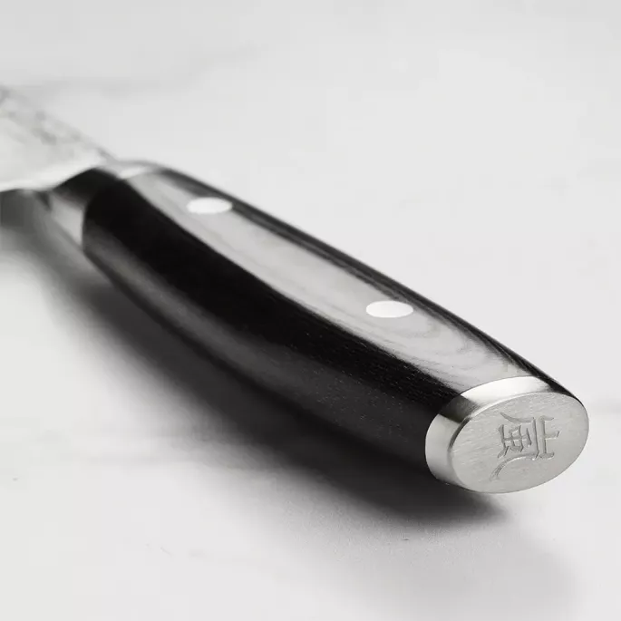 Кухарський шеф-ніж 200 мм дамаська сталь, серія RAN PLUS Yaxell 36600 - Фото 2 Кухарський шеф-ніж 200 мм дамаська сталь, серія RAN PLUS Yaxell 36600