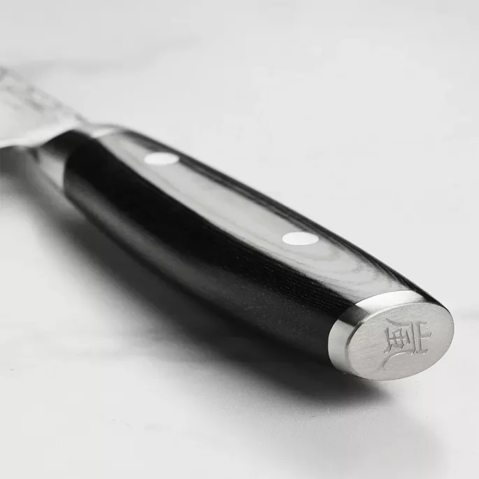 Нож для нарезки 150 мм дамасская сталь, серия RAN PLUS Yaxell 36616 - Фото 2 Нож для нарезки 150 мм дамасская сталь, серия RAN PLUS Yaxell 36616