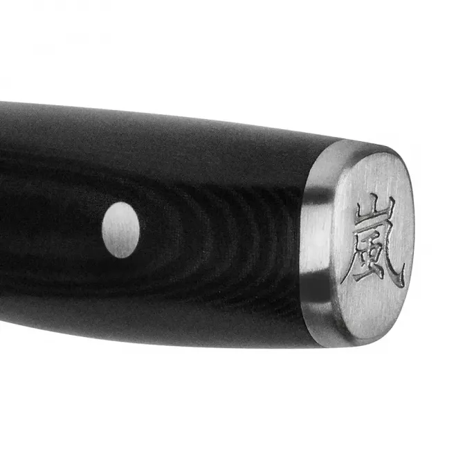 Ніж Сантоку 165 мм дамаська сталь, серія RAN PLUS Yaxell 36601 - Фото 2 Ніж Сантоку 165 мм дамаська сталь, серія RAN PLUS Yaxell 36601