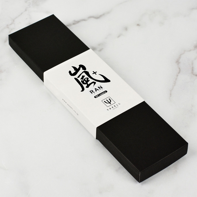 Ніж для чистки овочів 100 мм дамаська сталь, серія RAN PLUS Yaxell 36635 - Фото 6 Ніж для чистки овочів 100 мм дамаська сталь, серія RAN PLUS Yaxell 36635