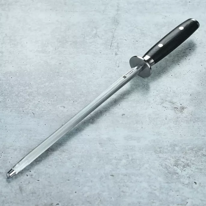 Мусат 250 мм серія RAN PLUS Yaxell 36680ВП - Фото 2 Мусат 250 мм серія RAN PLUS Yaxell 36680ВП