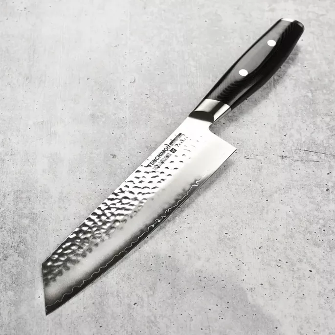 Нож Киритсуке 200 мм дамасская сталь, серия TSUCHIMON Yaxell 36734ВП - Фото 5 Нож Киритсуке 200 мм дамасская сталь, серия TSUCHIMON Yaxell 36734ВП