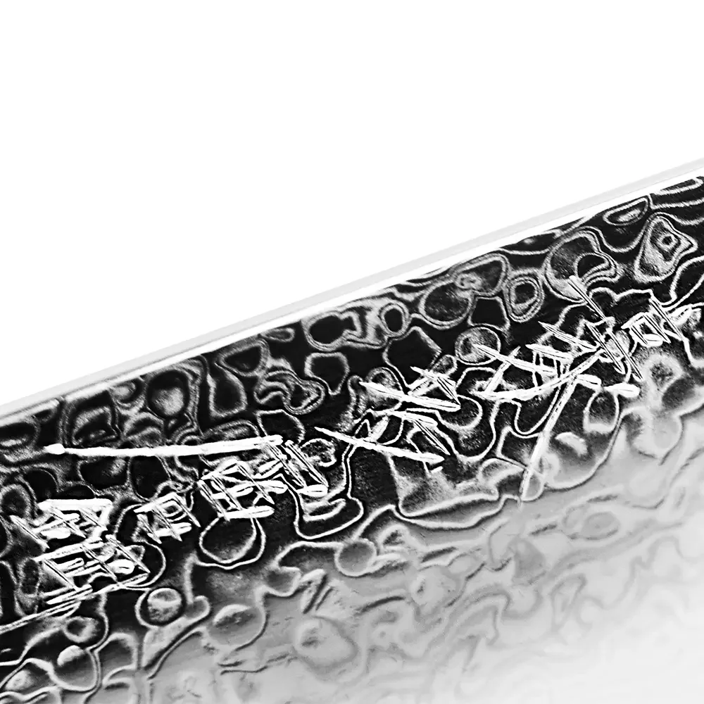 Ніж Сантоку 165 мм дамаська сталь, серія GOU Yaxell 37001GВП - Фото 2 Ніж Сантоку 165 мм дамаська сталь, серія GOU Yaxell 37001GВП