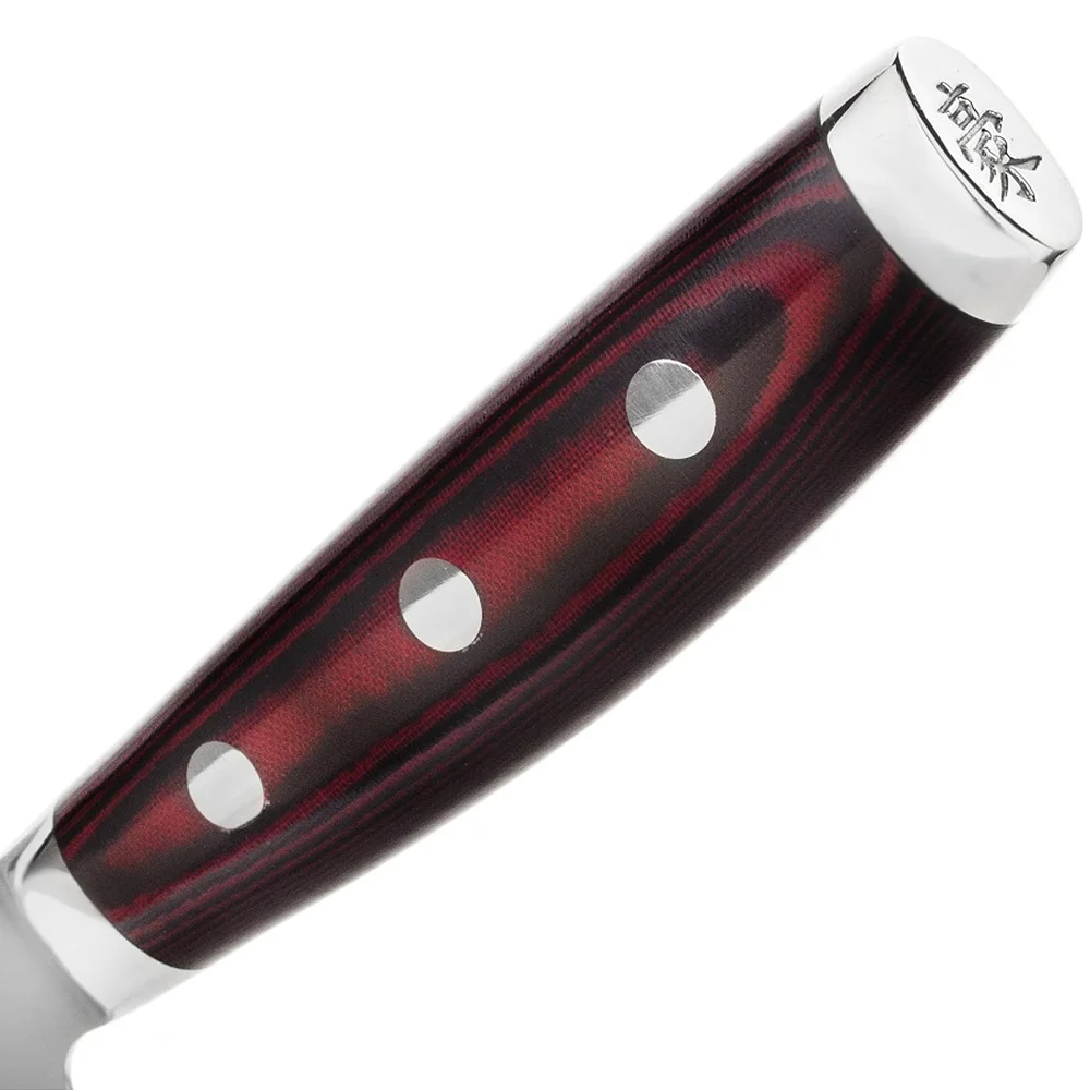 Набор ножей из 3-х предметов, дамасская сталь, серия SUPER GOU Yaxell 37100-003 - Фото 4 Набор ножей из 3-х предметов, дамасская сталь, серия SUPER GOU Yaxell 37100-003