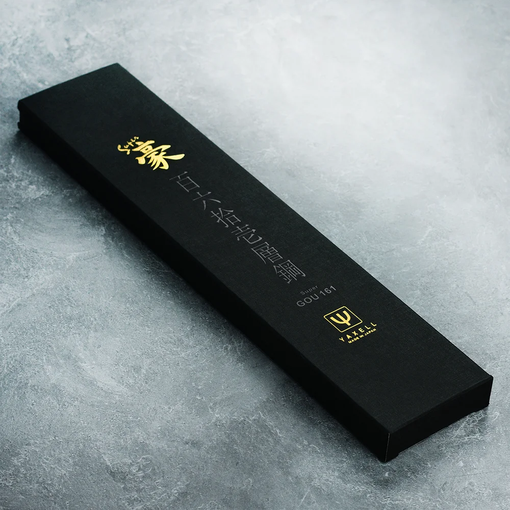 Ніж для хліба 230 мм дамаська сталь, серія SUPER GOU Yaxell 37108 - Фото 5 Ніж для хліба 230 мм дамаська сталь, серія SUPER GOU Yaxell 37108