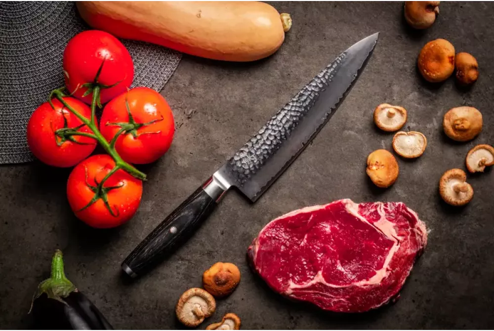 Порівняння ножів Yaxell для різних видів м’яса
