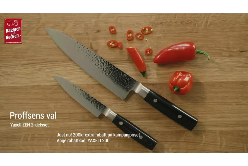 Удобство ножей Yaxell в процессе повседневного приготовления пищи