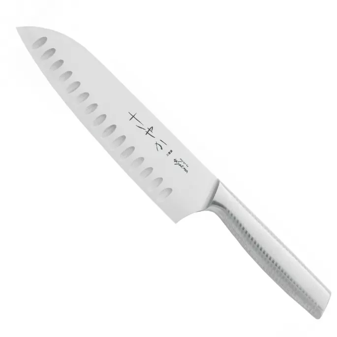 Нож Сантоку 180 мм дамасская сталь, серия SAYAKA Yaxell S-1GВП - Фото 1 Нож Сантоку 180 мм дамасская сталь, серия SAYAKA Yaxell S-1GВП