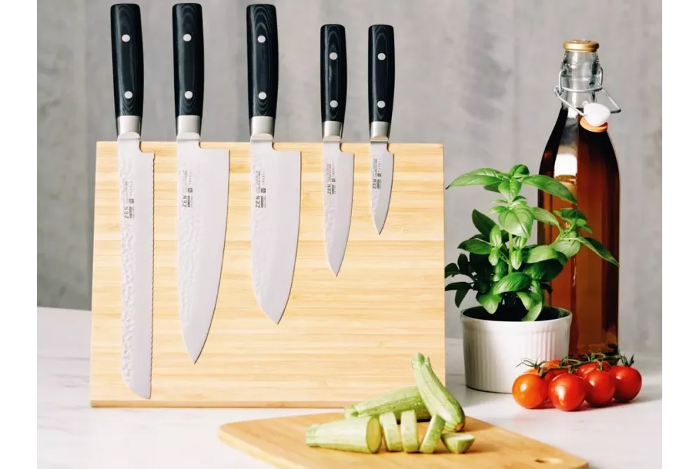 Как пользоваться и ухаживать за японскими ножами из дамасской стали