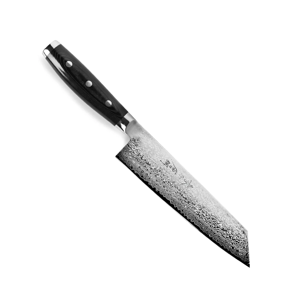 まさゆきページ Ножи Kiritsuke - купить японский нож для мяса из дамасской стали