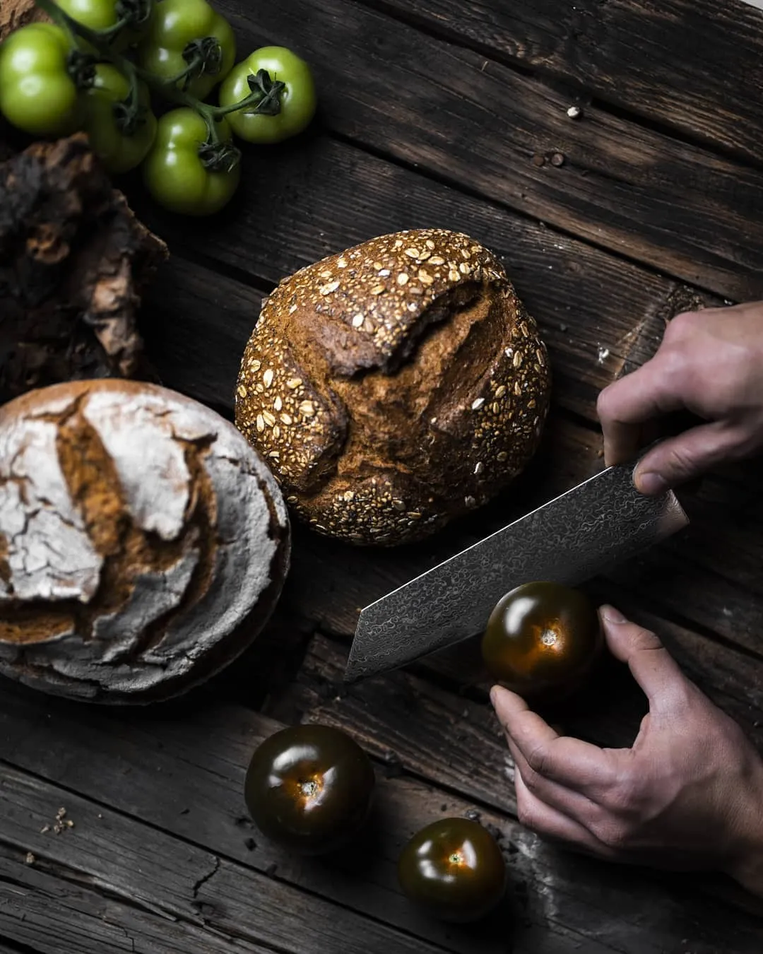 Кухонный этикет использования японских ножей из дамасской стали Yaxell