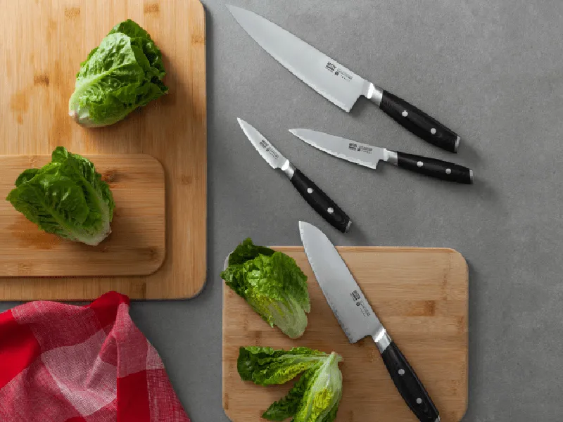 Сравнение поварского шеф-ножа и японского ножа Сантоку