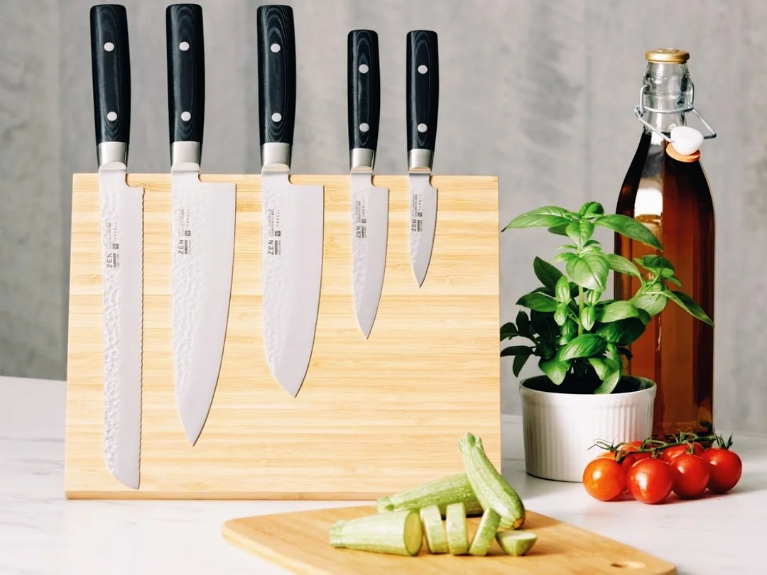 Как пользоваться и ухаживать за японскими ножами из дамасской стали