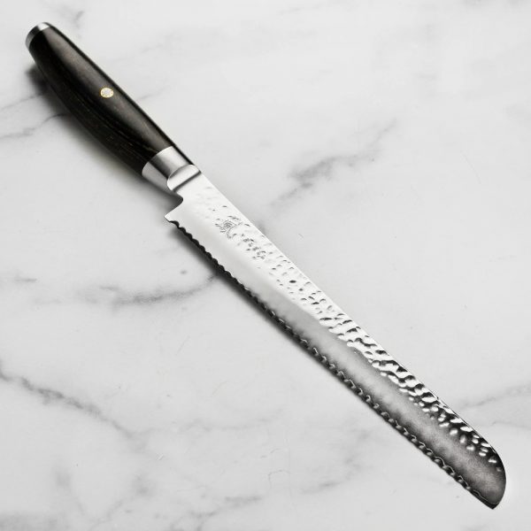 Нож для хлеба 230 мм дамасская сталь, серия KETU Yaxell 34908