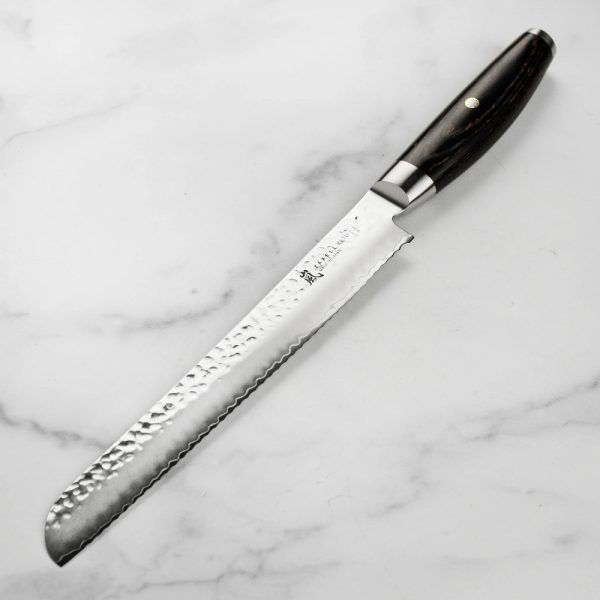Нож для хлеба 230 мм дамасская сталь, серия KETU Yaxell 34908