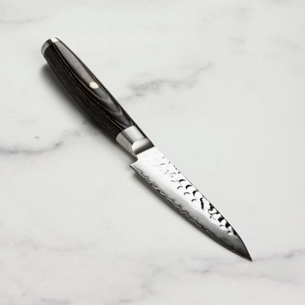 Нож для чистки овощей 100 мм дамасская сталь, серия KETU Yaxell 34935