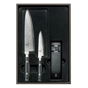 Набор ножей из 3-х предметов, дамасская сталь, серия RAN Yaxell 36000-003