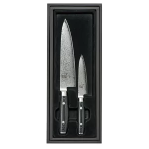 Набор ножей из 2-х предметов, дамасская сталь, серия RAN Yaxell 36000-902