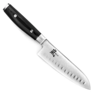 Нож Сантоку 165 мм дамасская сталь, серия RAN Yaxell 36001G