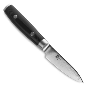Нож для чистки овощей и фруктов 80 мм дамасская сталь, серия RAN Yaxell 36003ВП