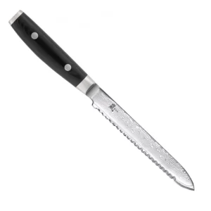 Нож для томатов 140 мм дамасская сталь, серия RAN Yaxell 36005ВП