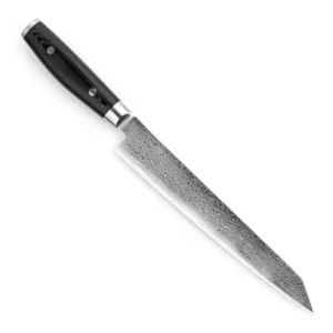 Нож для нарезки 255 мм дамасская сталь, серия RAN Yaxell 36009ВП