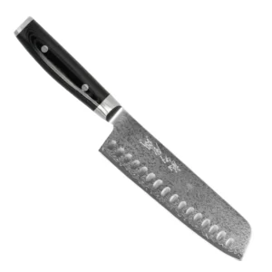 Нож Накири 180 мм дамасская сталь, серия RAN PLUS Yaxell 36604GВП