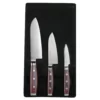 Набір ножів з 3-х предметів, дамаська сталь, серія SUPER GOU Yaxell 37101-703ВП - Фото 1