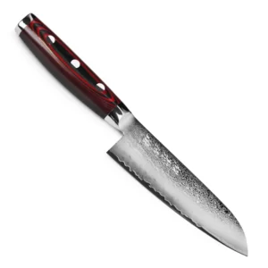 Нож Сантоку 125 мм дамасская сталь, серия SUPER GOU Yaxell 37112