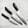Набор ножей из 3-х предметов серия GOU YPSILON  Yaxell 37200-004 - Фото 3