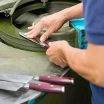 Майстерність заточування Yaxell на водяних каменях